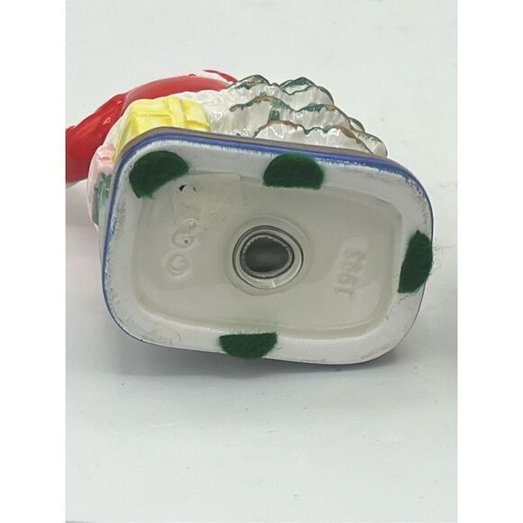 VTG Fitz & Floyd Christmas Santa mail North Pole Express Salt pepper shakers & B - Picture 11 of 12